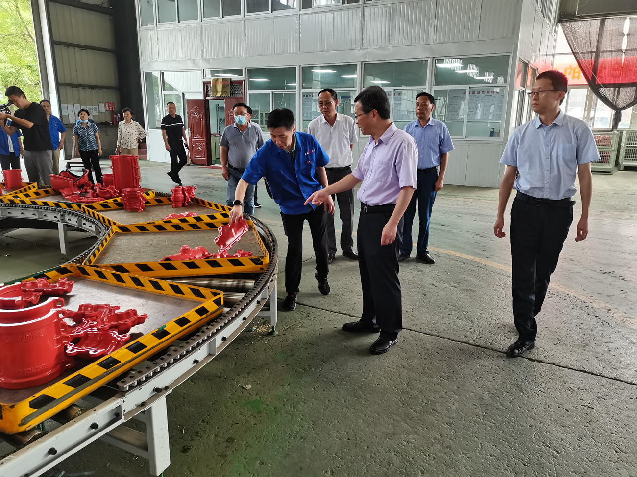 安慶市?大常委會領(lǐng)導(dǎo)一行來我司調(diào)研