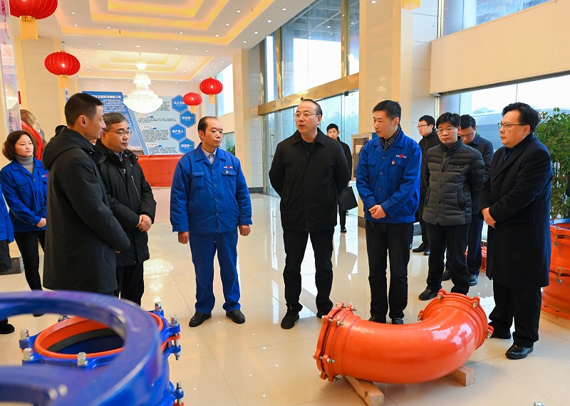 市委書記張祥安來(lái)我司調(diào)研復(fù)工復(fù)產(chǎn)工作